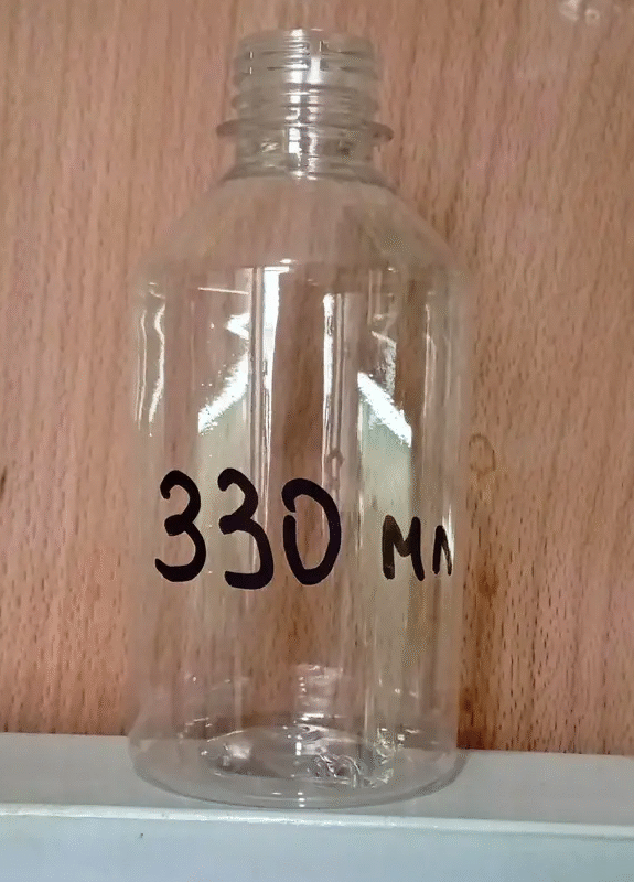 Пет пляшка 330 мл.